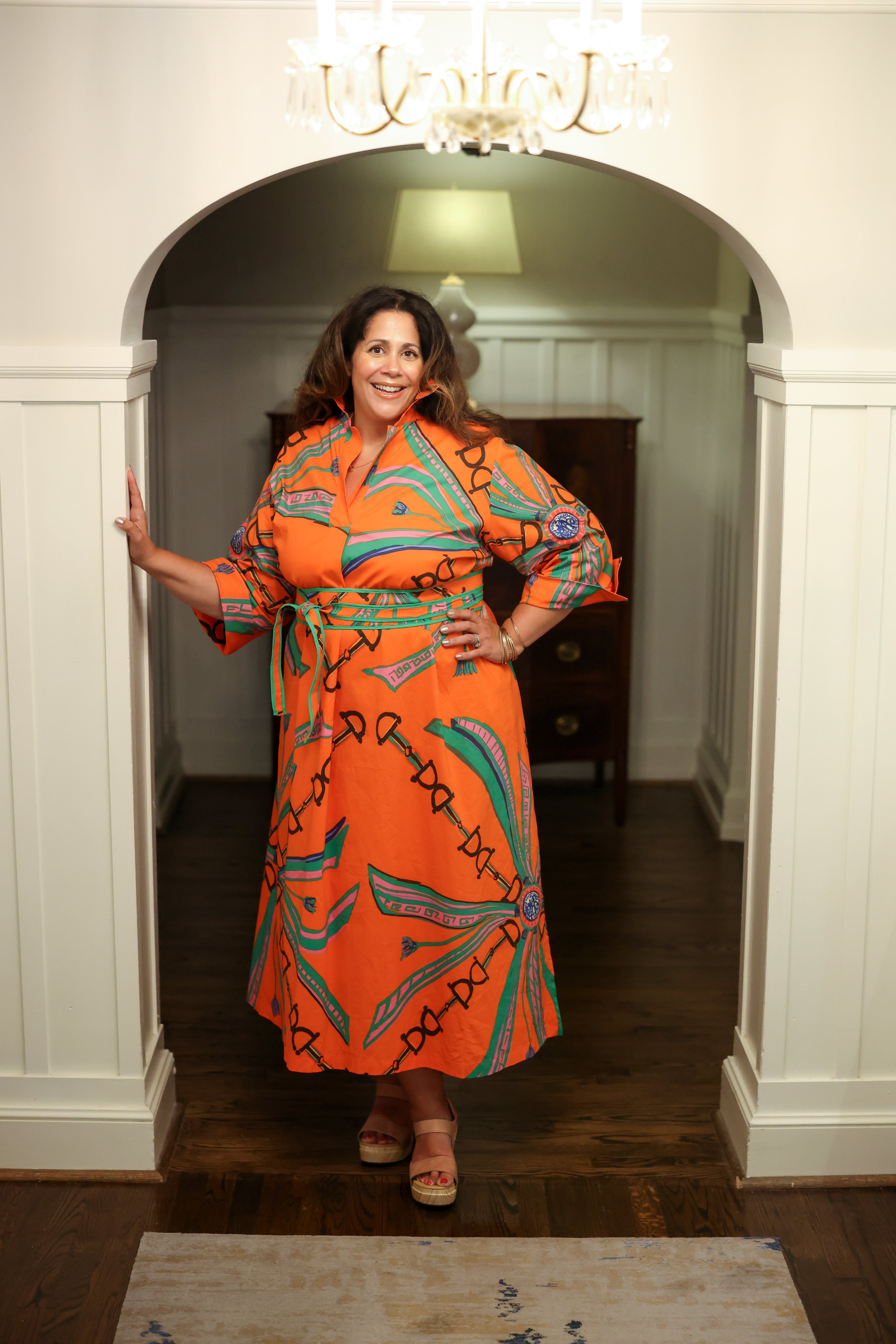 Estate Orange© Shirt Dress Long