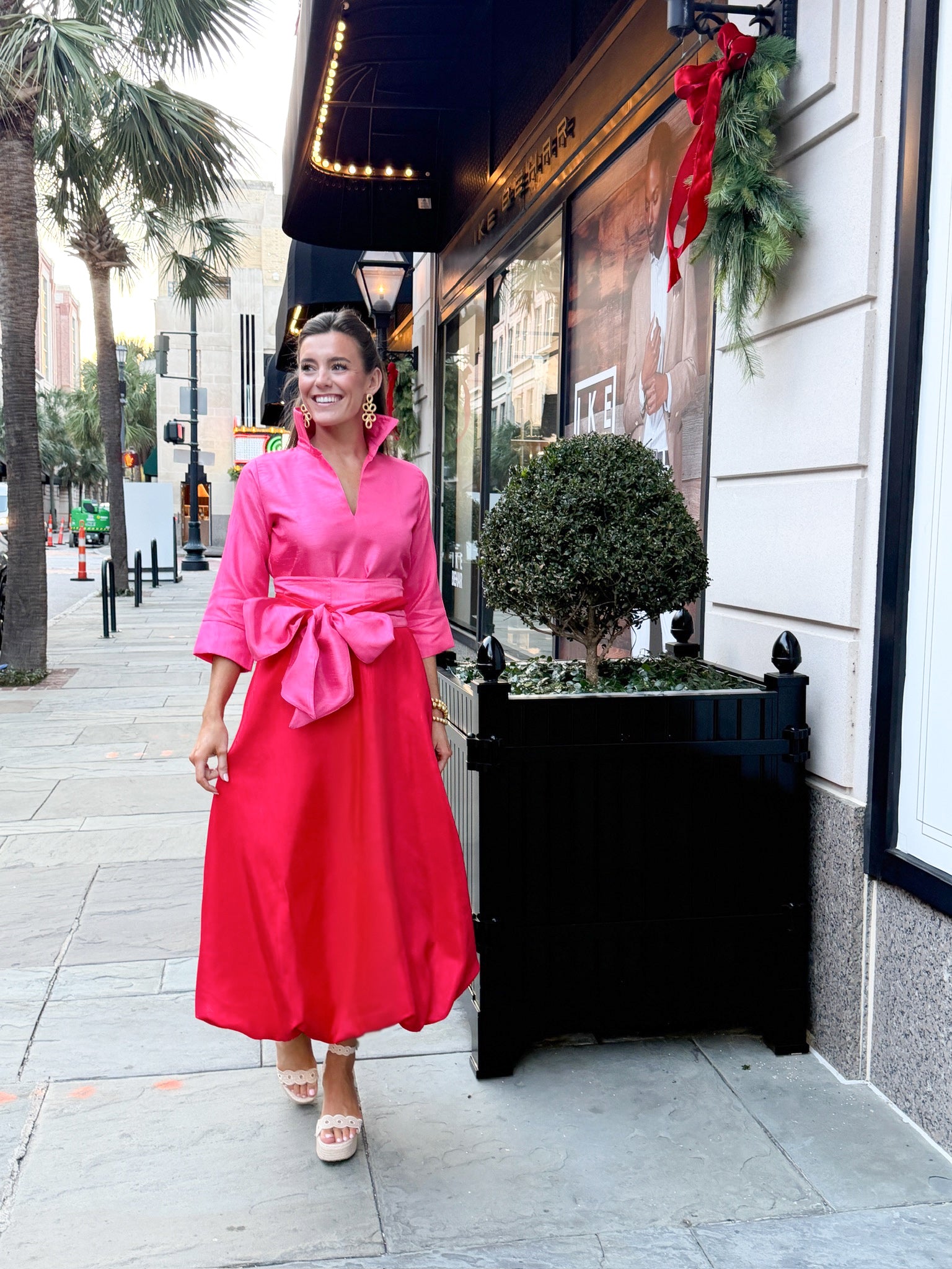 Draper Bubble Dress Long