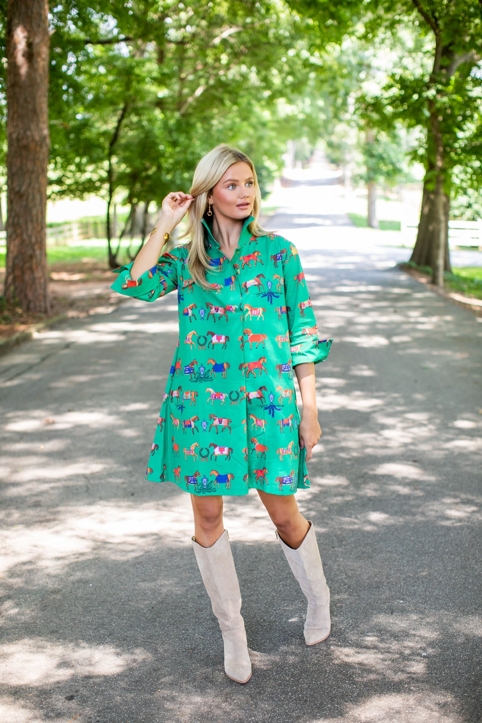 High Horse© Ruthie Shirt Dress Short