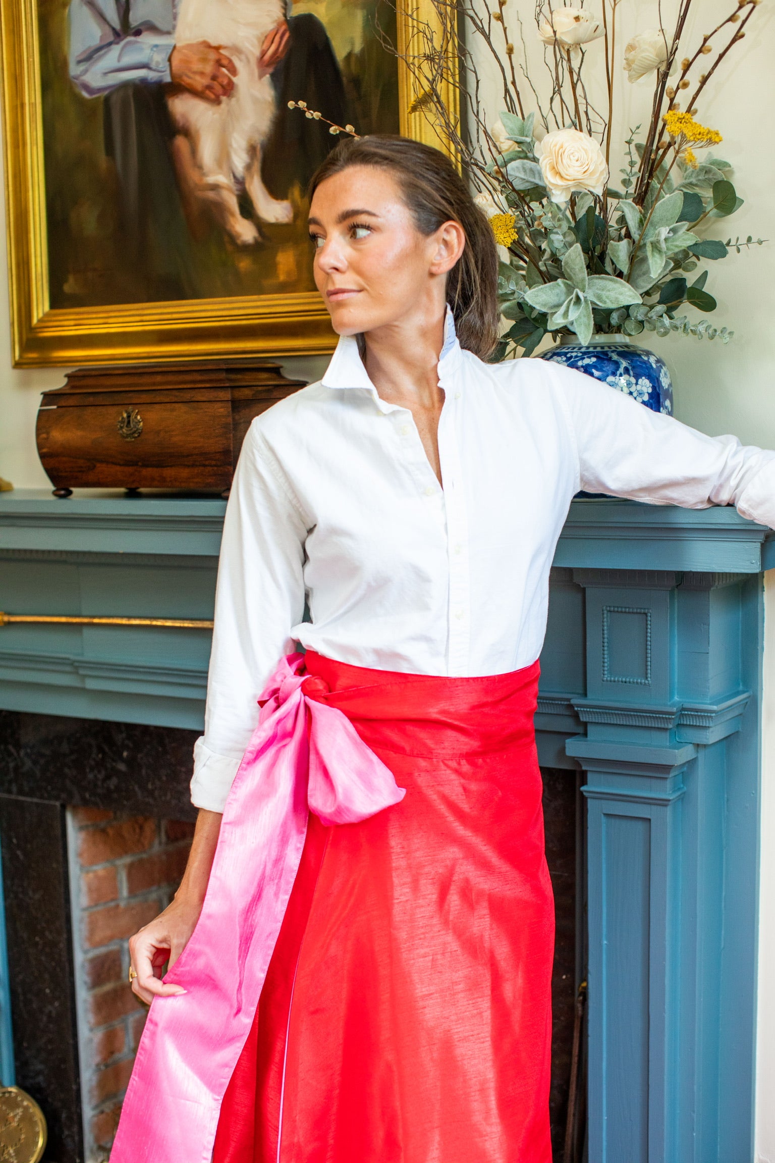 The Perry Reversible Wrap Skirt