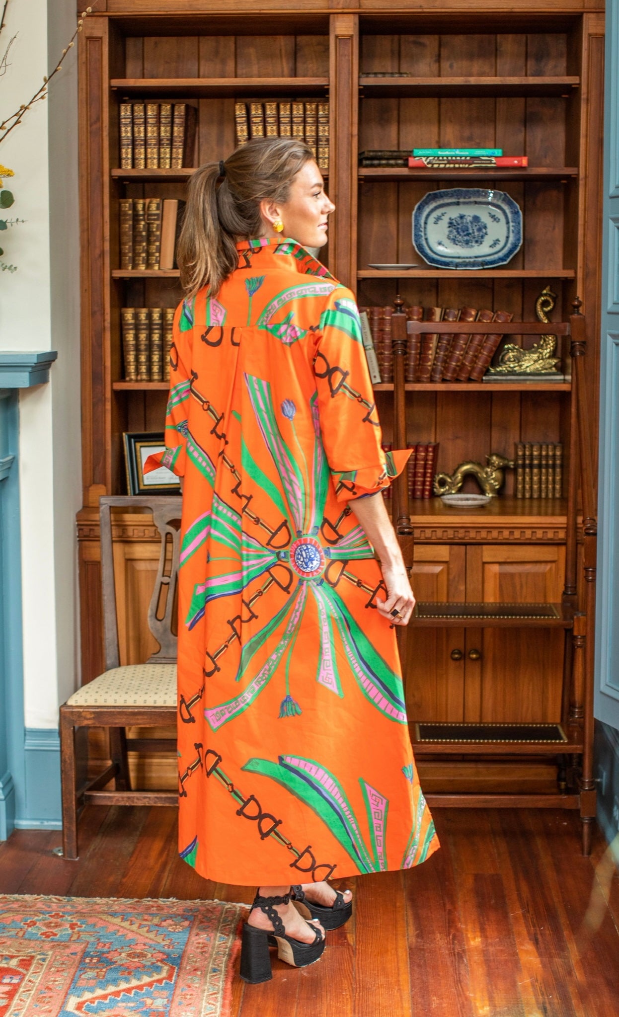 Estate Orange© Shirt Dress Long