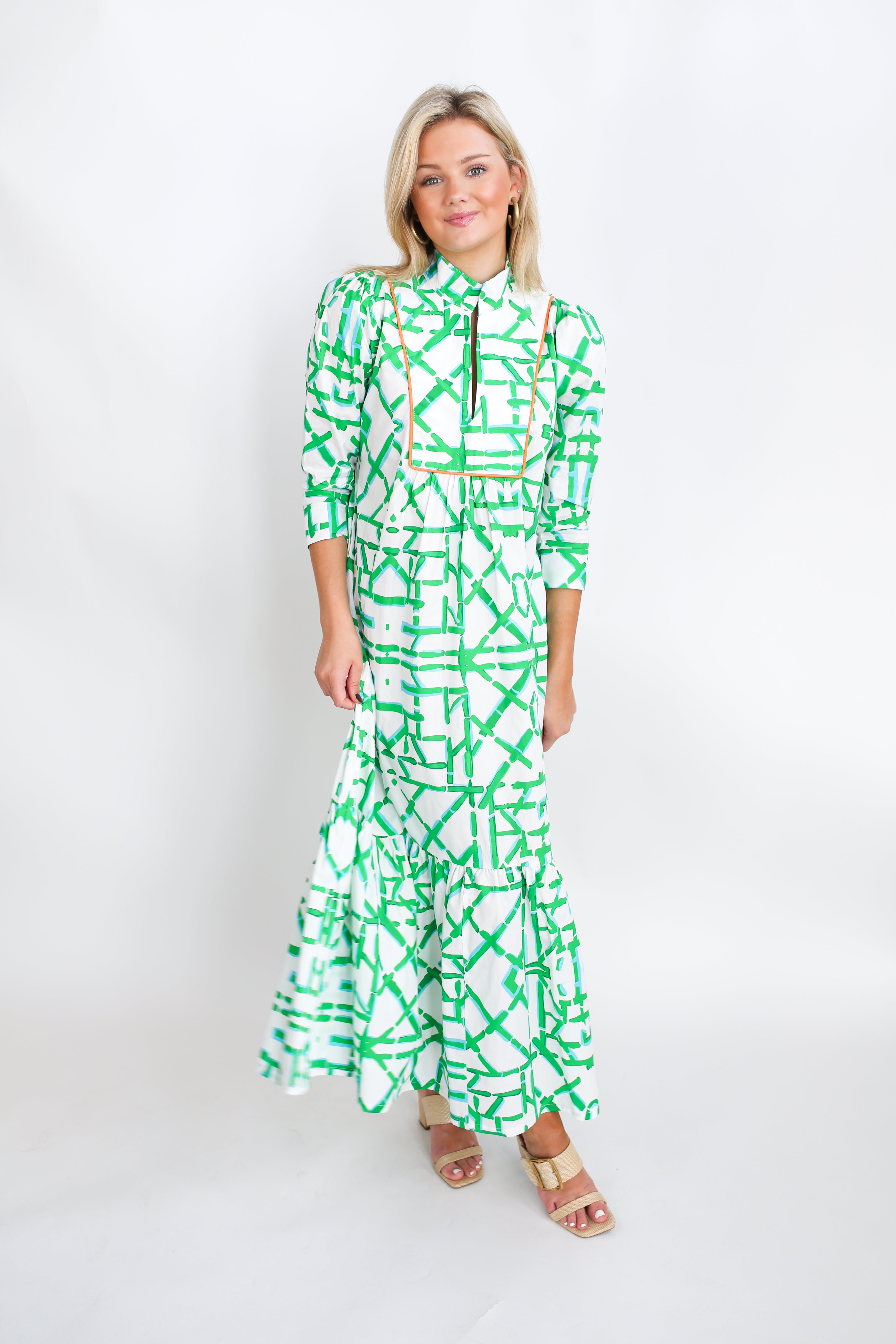 Emerald Trellis Pippa Long