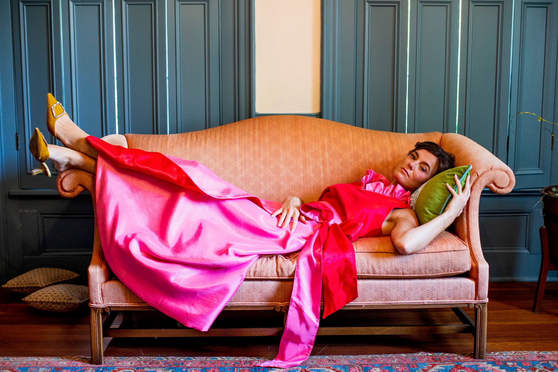 The Perry Reversible Wrap Skirt