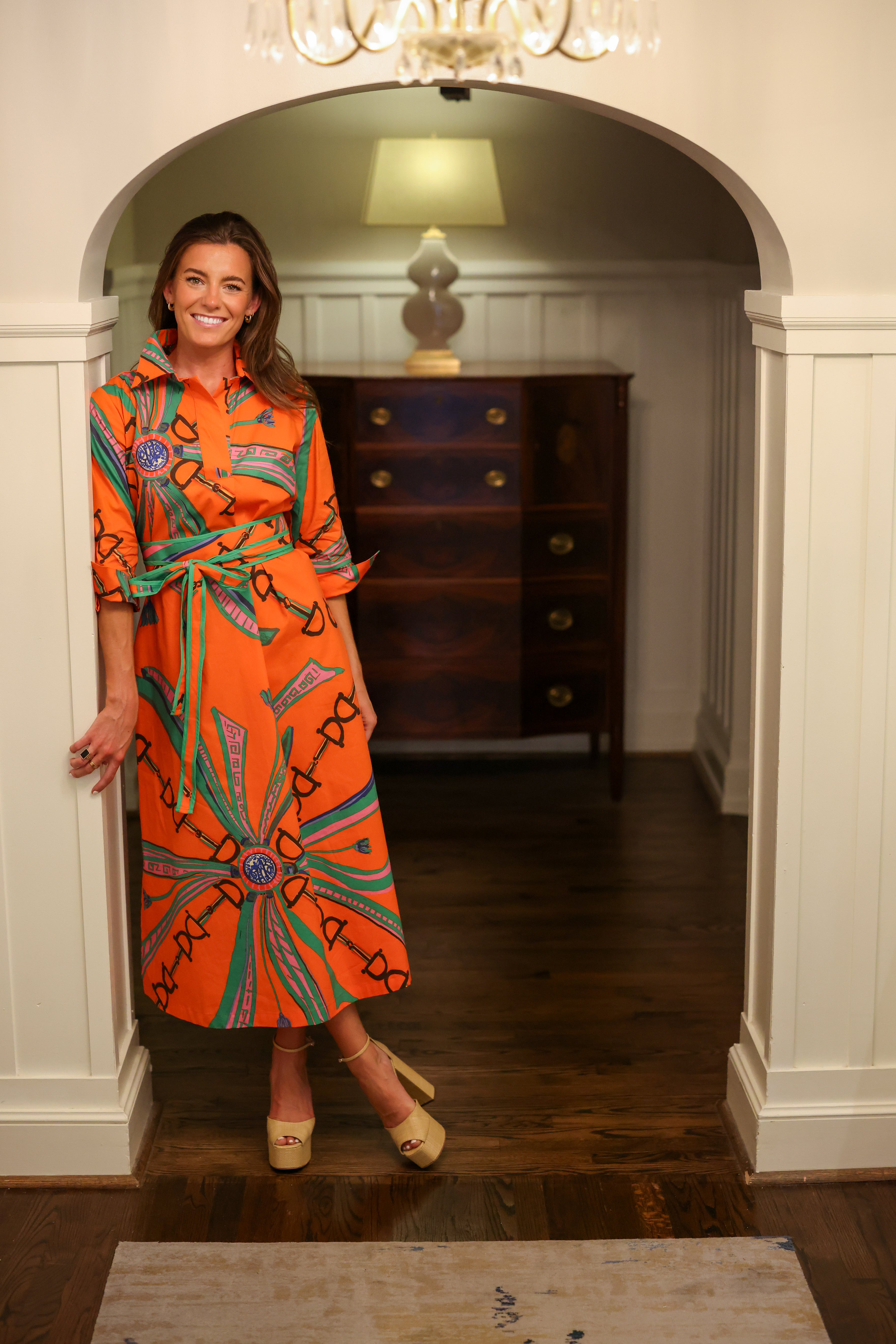 Estate Orange© Shirt Dress Long