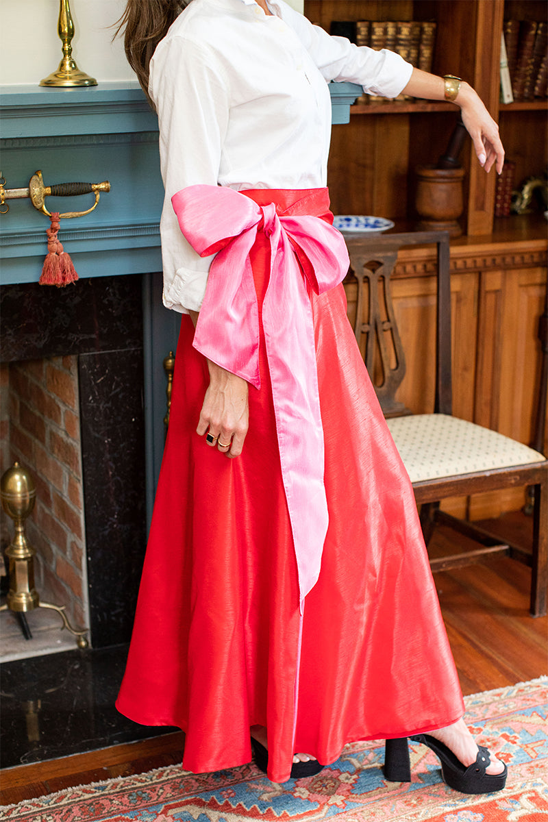 The Perry Reversible Wrap Skirt