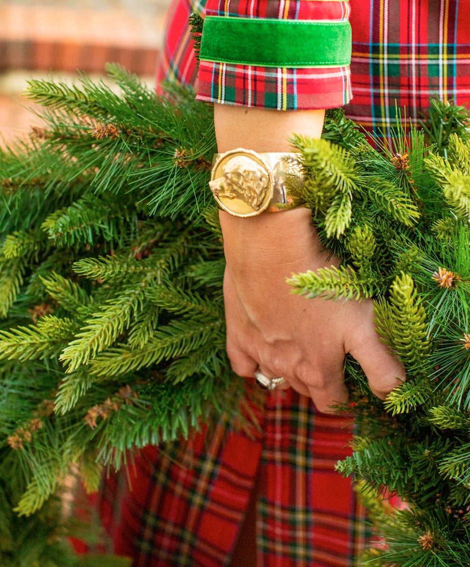 Red Tartan Bouvier Long