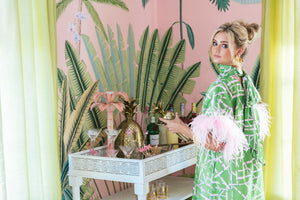 Green Treillage© The Darling Caftan