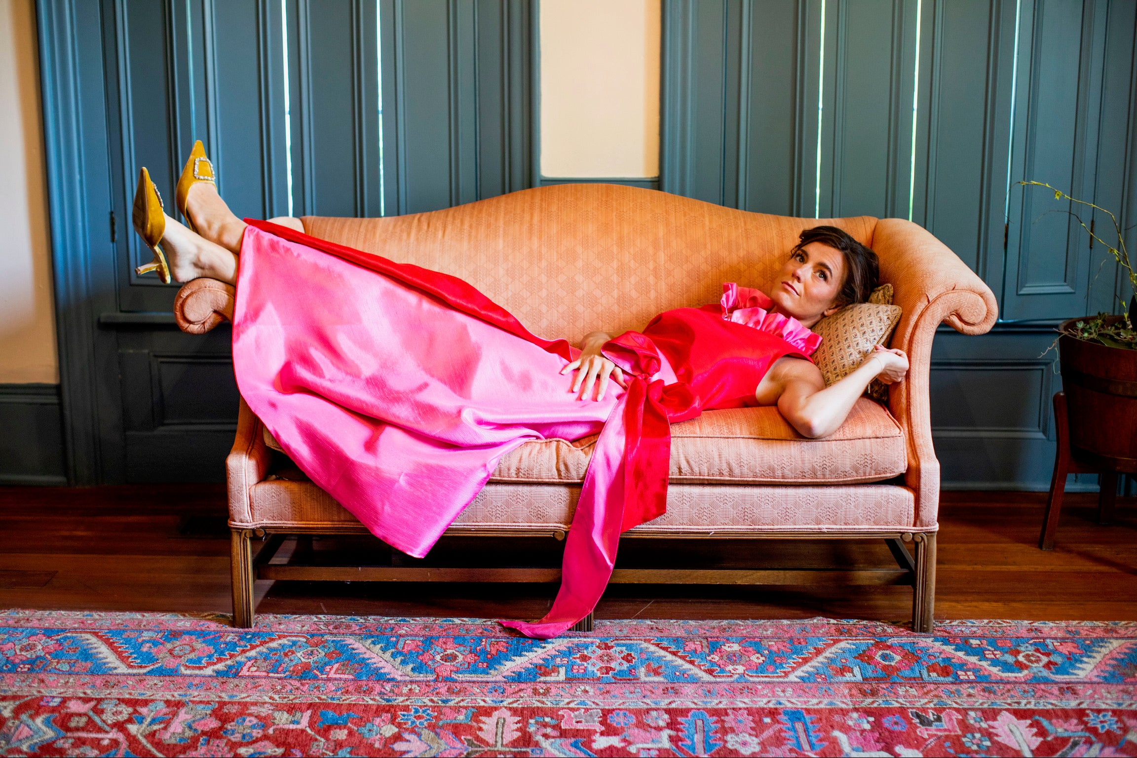 The Perry Reversible Wrap Skirt