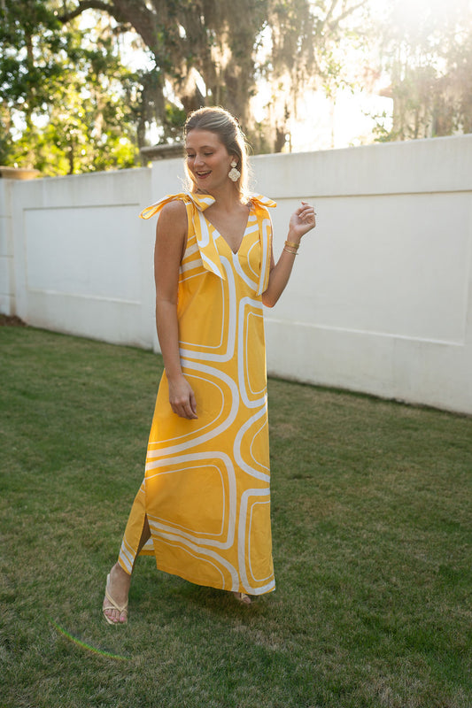 Cosmo Gold Beaufort Dress Long