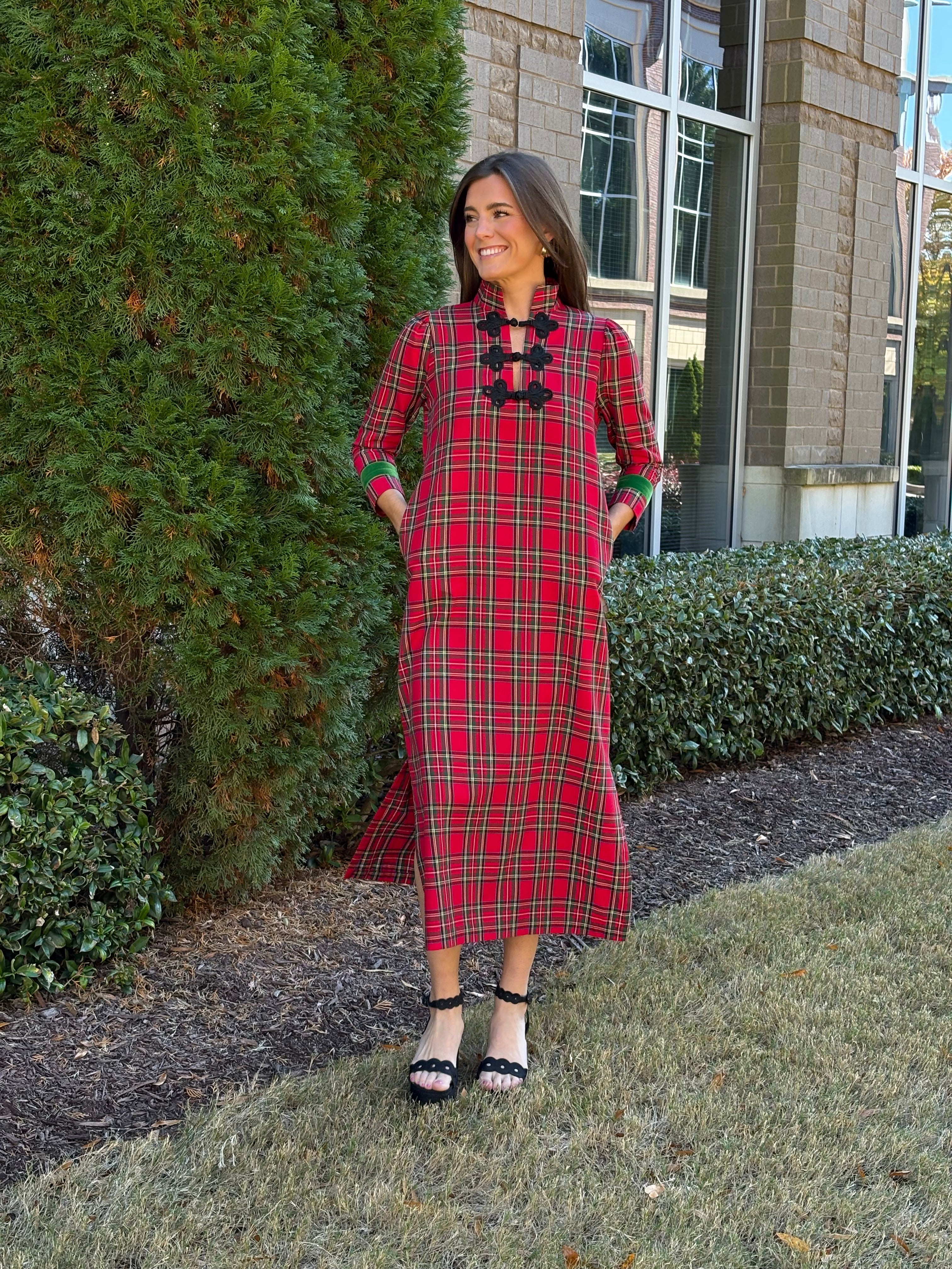Red Tartan Bouvier Long