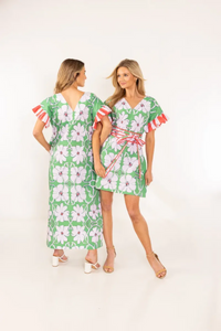 Palm Green Poppy Dress Long 1 Star (XS-S) Palm Green Poppy Dress Long 1 Star (XS-S)