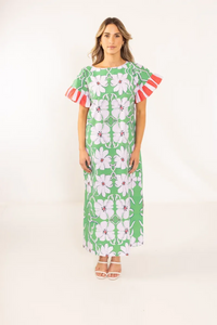 Palm Green Poppy Dress Long 1 Star (XS-S) Palm Green Poppy Dress Long 1 Star (XS-S)