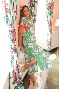 Palm Green Poppy Dress Long 1 Star (XS-S) Palm Green Poppy Dress Long 1 Star (XS-S)