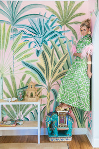 Green Treillage© The Darling Caftan