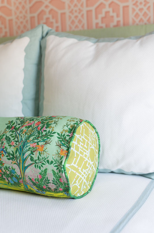 Golden Hour© Round Bolster Pillow
