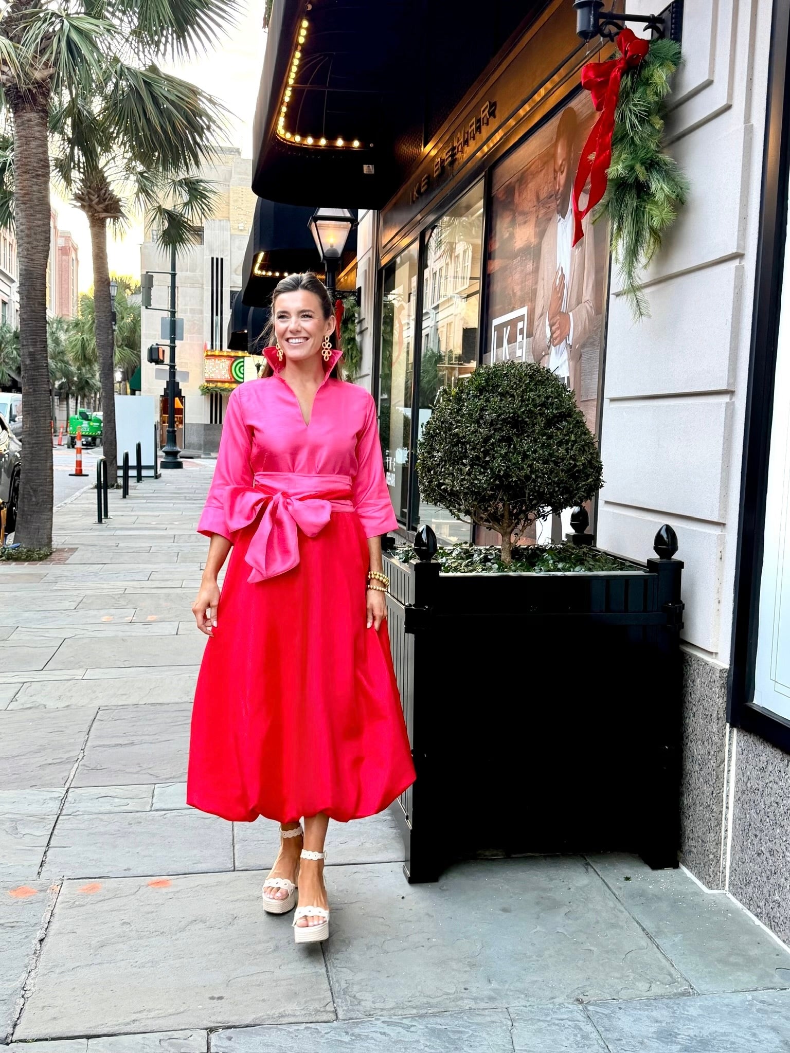 Draper Bubble Dress Long