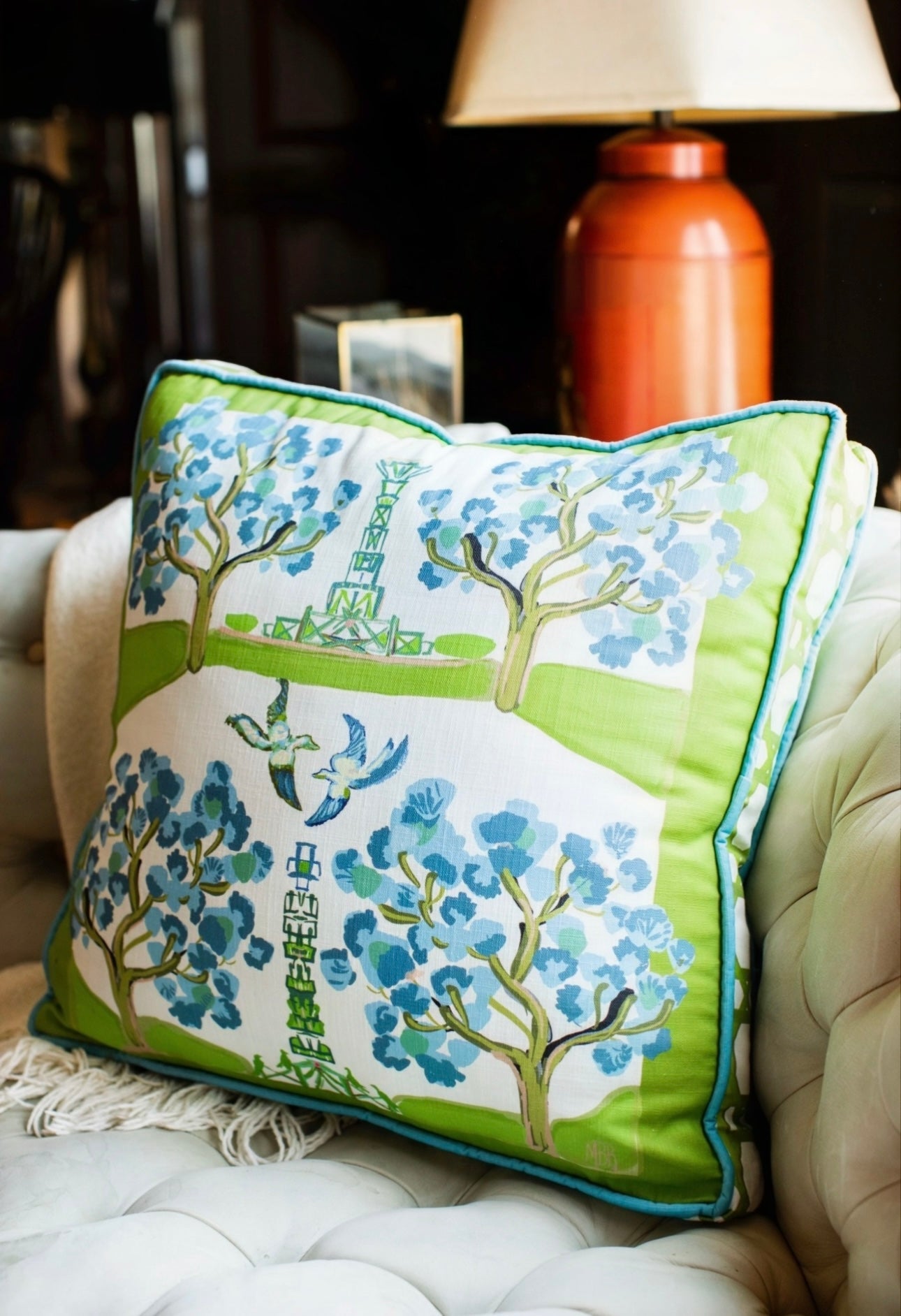 Carolina Willow© Square Pillow