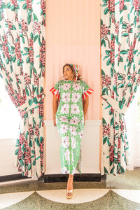 Palm Green Poppy Dress Long 1 Star (XS-S)
