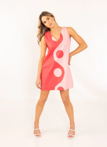 Pink Yin Yang Twiggy Dress Short – House of MBR