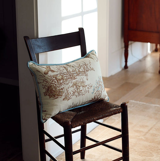 Maple Field and Feather© 14x20 inch Lumbar Pillow