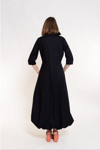 Black Uptown Bubble Dress Long – House of MBR